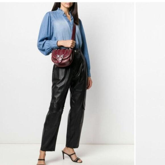 Ba&Sh Axelle Denim Shirt Size: 0 - Picture 1 of 8